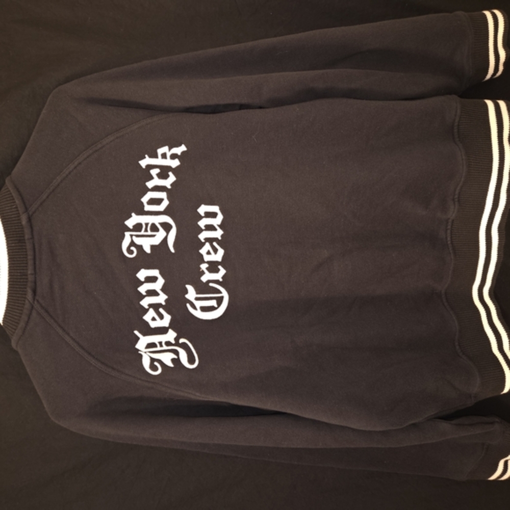 Polo by Ralph Lauren Varsity Bomber Jacket Black and White - Picture 6 of 7